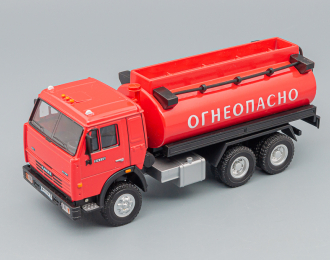 Камский 54115 цистерна "Огнеопасно", модель грузовика 1:43, красный