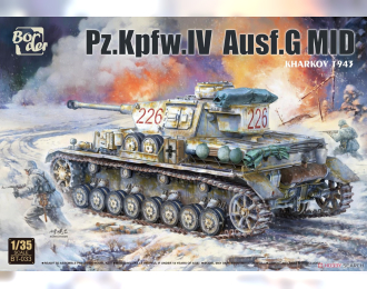 Сборная модель Немецкий средний танк Pz.Kpfw.IV Ausf.G MID "Kharkov 1943"