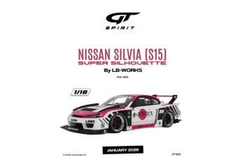 NISSAN Silvia (S15) Super Silhouette By LB-Works *Resin serie* (2025), pink