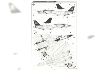 Сборная модель USN F-14A VF-84 "Jolly Rogers"