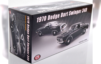 DODGE Dart Swinger 340 (1970), schwarz/weiß