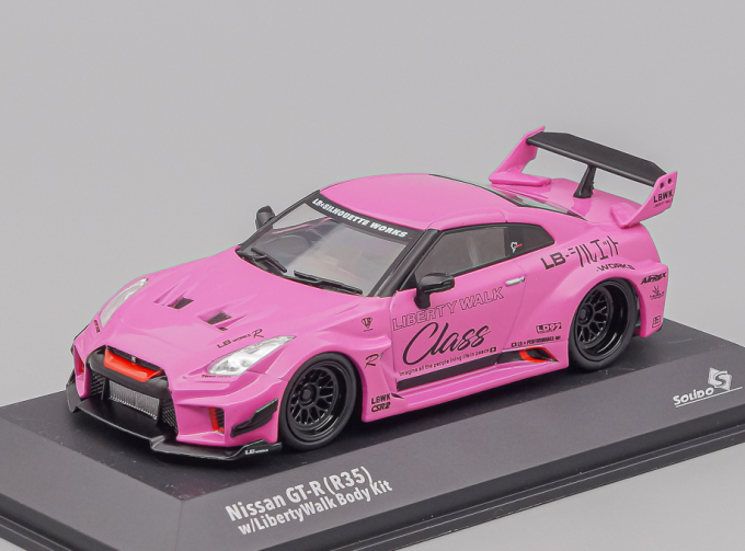 NISSAN Gt-r (r35) Liberty Walk Body Kit Coupe (2019), pink