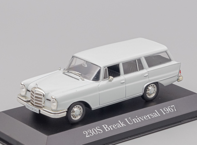 MERCEDES-BENZ 230 S Universal (1967), Mercedes-Benz Offizielle Modell-Sammlung 12, grey