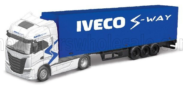 IVECO FIAT S-way 570 Truck Cassonato (2021), Blue Silver Met