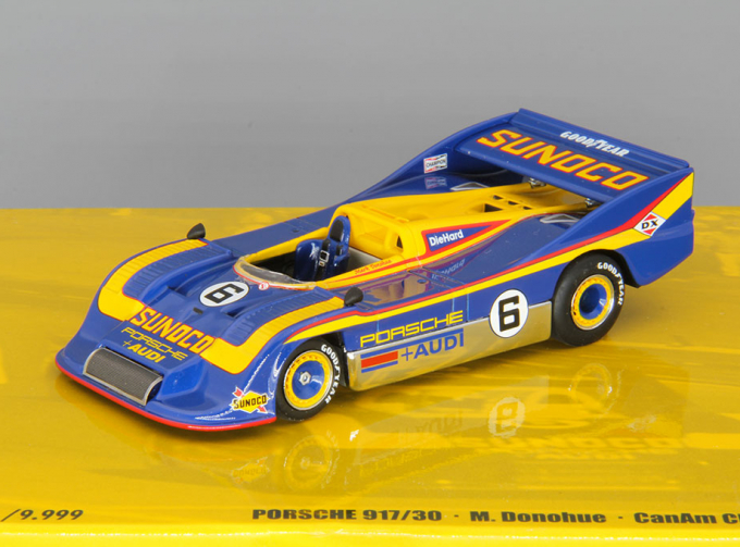 PORSCHE 917/30 M. Donuhue CabAm Champion (1973), blue / yellow