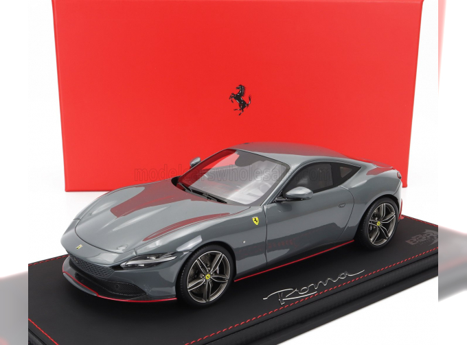 FERRARI Roma (2019) - Con Vetrina - With Showcase, Grigio Medio - Grey