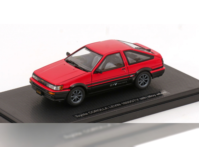 TOYOTA Corolla Levin 1600GTV, red black