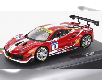 FERRARI 488 Gtb №11 Challenge Trofeo Pirelli (2018) Niklas Nielsen, Red Met White