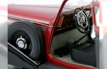 MERCEDES-BENZ 770 Limousine с фигурками (1938), cherry / black