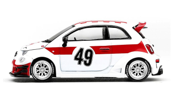 FIAT 595 Abarth LB-Works X Abas Works 1000 TC Tribute LHD (2026), white / red