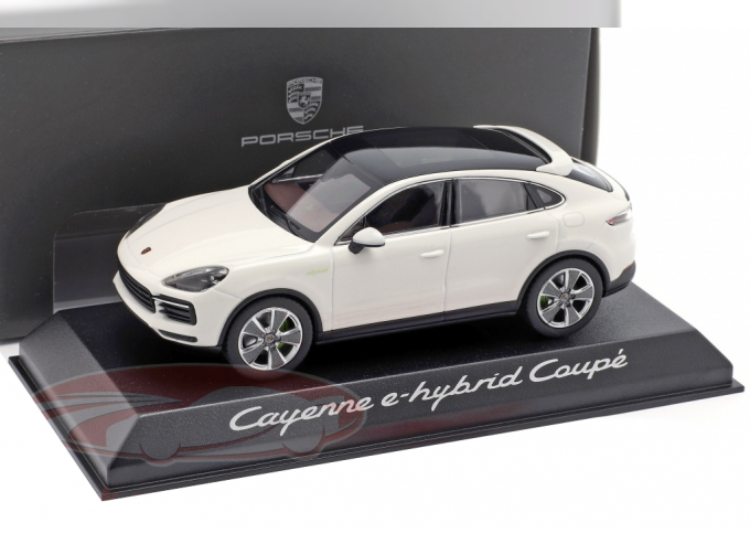 Porsche Cayenne e-hybrid Coupe, white