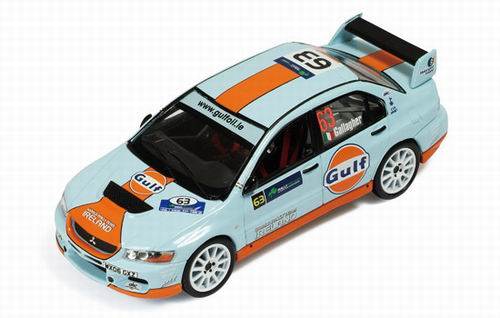 MITSUBISHI LANCER EVO IX 63 GULF 13th Rally Ireland (S.Gallagher - P.Kiely) 2009, Blue