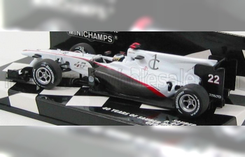 SAUBER F1 C29 N 22 - 40th Anniversary Sauber - Gp German (2010) P.de La Rosa, White Grey Met