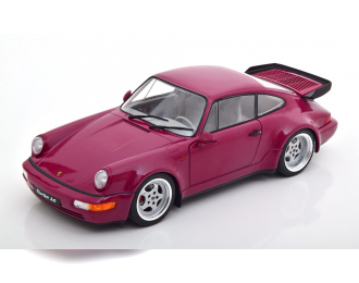 PORSCHE 911 (964) Turbo 3.6 Coupe (1991), purple