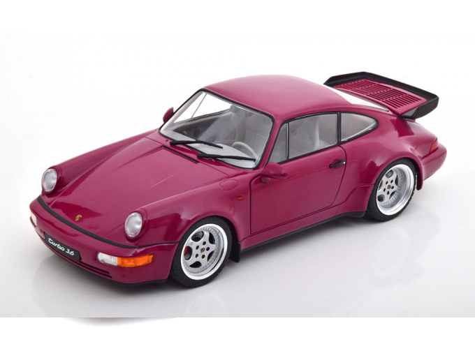 PORSCHE 911 (964) Turbo 3.6 Coupe (1991), purple