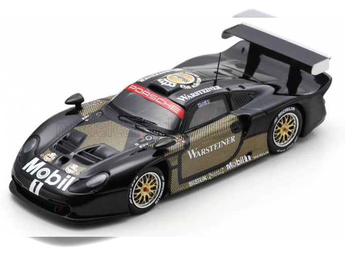 PORSCHE 911 Gt1 Team Porsche Ag №0 Test Car 24h Le Mans (1997), Black Gold