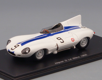 Jaguar D No.9 Le Mans P. Walters - W. Spear (1955), white