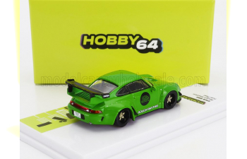 PORSCHE 911 993 Gt2 Coupe №0 Racing (1996), Green