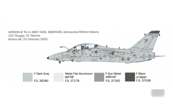 Сборная модель EMBRAER Amx-t Airplane Military 1985