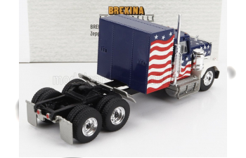 GMC General Tractor Truck 1980, Blue Red White