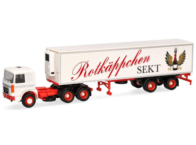 ROMAN Diesel 6x4 с полуприцепом, белый/красный