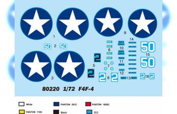 Сборная модель Самолет F4F-4 Wildcat