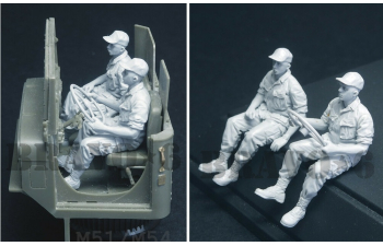 Фигурки экипаж американского грузовика с оружием (1) / US Gun Truck Crew (1)