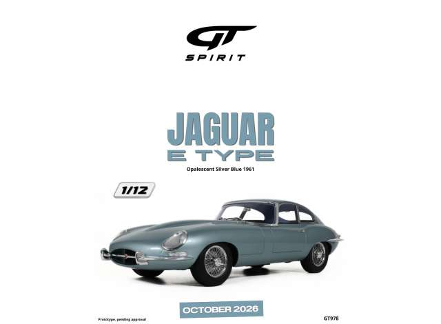 JAGUAR E Type  (1991), opalescent silver blue 