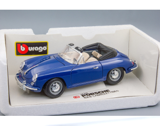 PORSCHE 356B Cabriolet (1961), blue