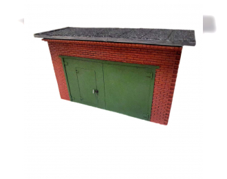 Сборная модель Кирпичный гараж