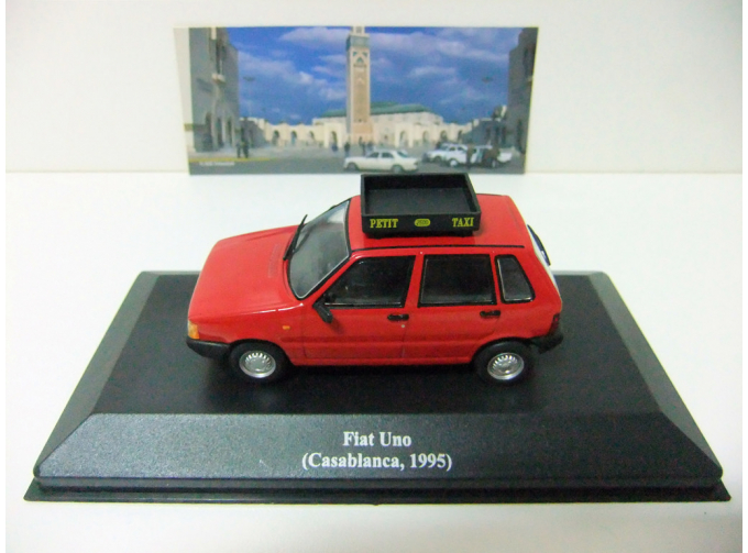 FIAT Uno (Casablanca, 1995), Collection Les Taxis du monde, red