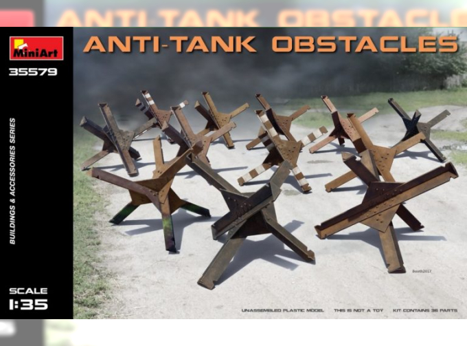 Сборная модель Аксессуары ANTI-TANK OBSTACLES