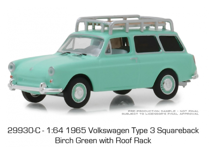 VOLKSWAGEN 1600 Squareback 1965 Birch Green