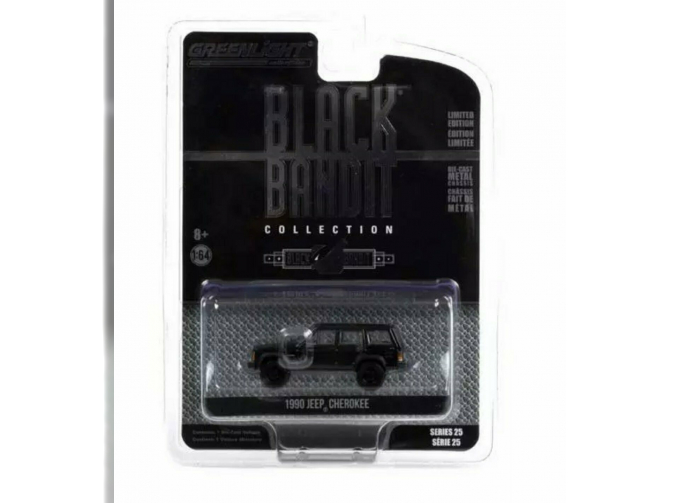 Jeep Cherokee 4x4 "Black Bandit" Diecast 1990