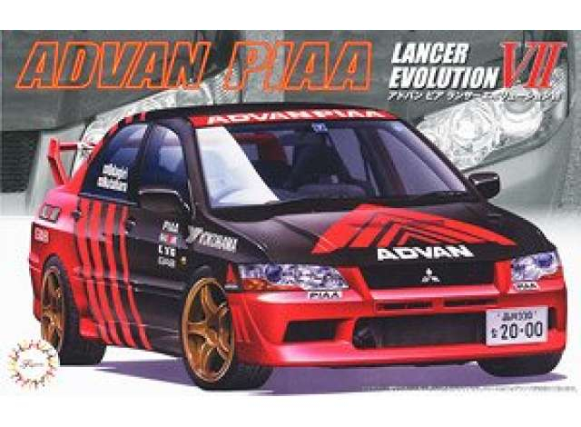 Сборная модель *Advan-Piaa* Mitsubishi Lancer Evolution VII