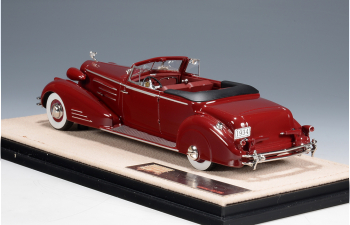 CADILLAC 452D V16 Victoria Convertible Coupe (открытый) (1934), Maroon