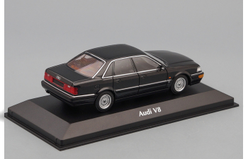 AUDI V8 (1990), black metallic