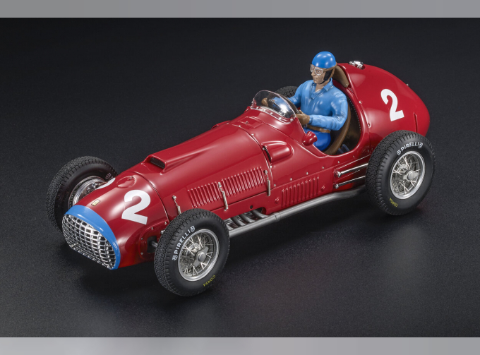 FERRARI F1 375 №2 Winner Italy Monza Gp (with Pilot Figure) (1951) Alberto Ascari, Red