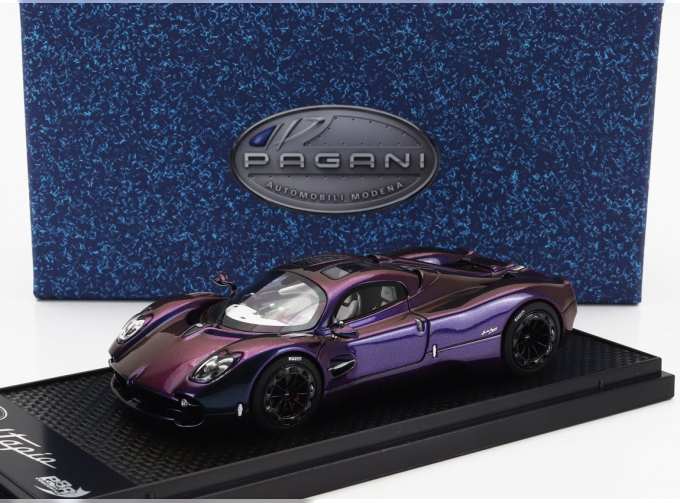 PAGANI Utopia (2022) - Con Vetrina - With Showcase, Chamaleon - Purple Blue Met