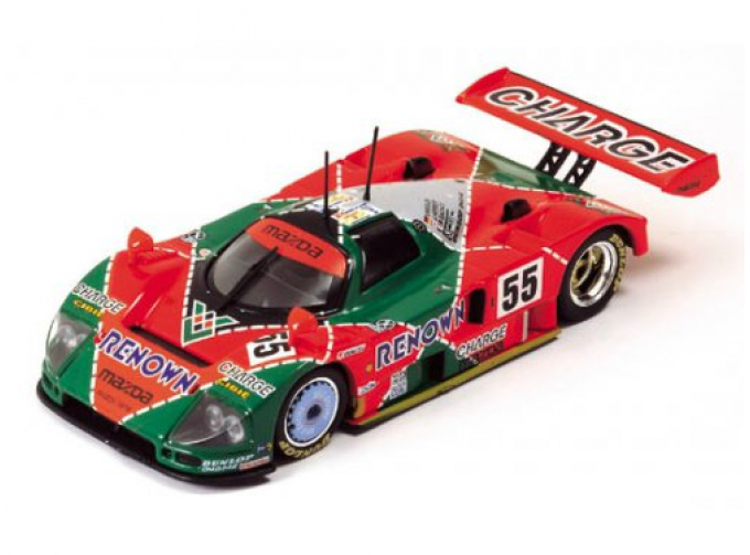 MAZDA 787B RENOWN 55 Weidler-Herbert-Gachot Winner LE MANS 1991 (грязный), green