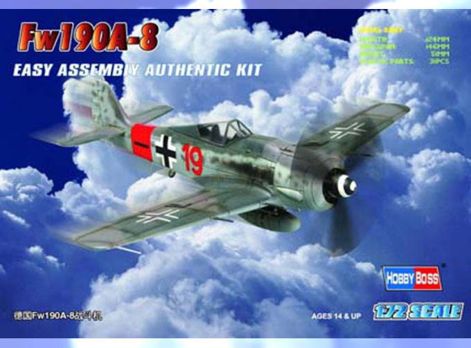 Сборная модель Fw190A-8 Easy Assembly