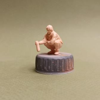 Фигура 0893 Я с полторашкой, неокрашенная