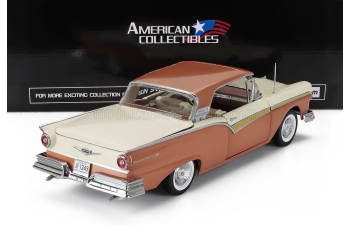 FORD Fairlane 500 Skyliner Cabriolet (1957), bronze/beige
