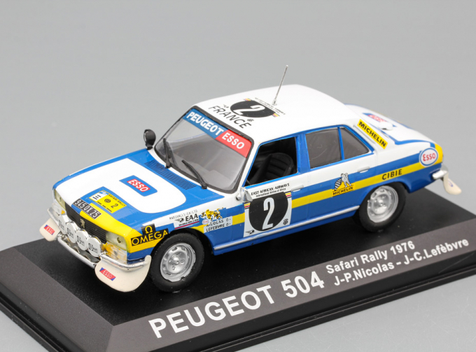 PEUGEOT 504 #2 J.P.Nicolas-J.C. Lefèbvre SAFARI Rally 1976