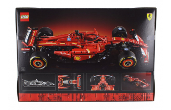 Сборная модель FERRARI Lego Technic - F1 Sf-24 Team Scuderia Ferrari Season 2024 - 1361 Pezzi - 1361 Pcs, Red Black