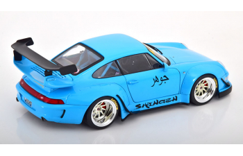 PORSCHE 911 (993) Rwb Bodykit Coupe (2018), light blue