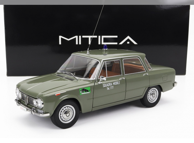 ALFA ROMEO Giulia 1.6 Ti Polizia Milano (1963) - Squadra Mobile Tel. 777, Verde Lucido - Green