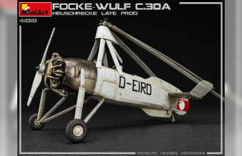 Сборная модель Разведывательный Автожир Focke Wulf FW C.30A “Heuschrecke” Позднего Производства