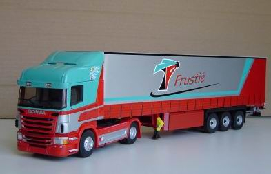 SCANIA SERIE R HIGHLINE с полуприцепом 'FRUSTIE' 2012, red