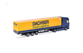 DAF XG+ Dachser Intelligent Logistics, blue / yellow